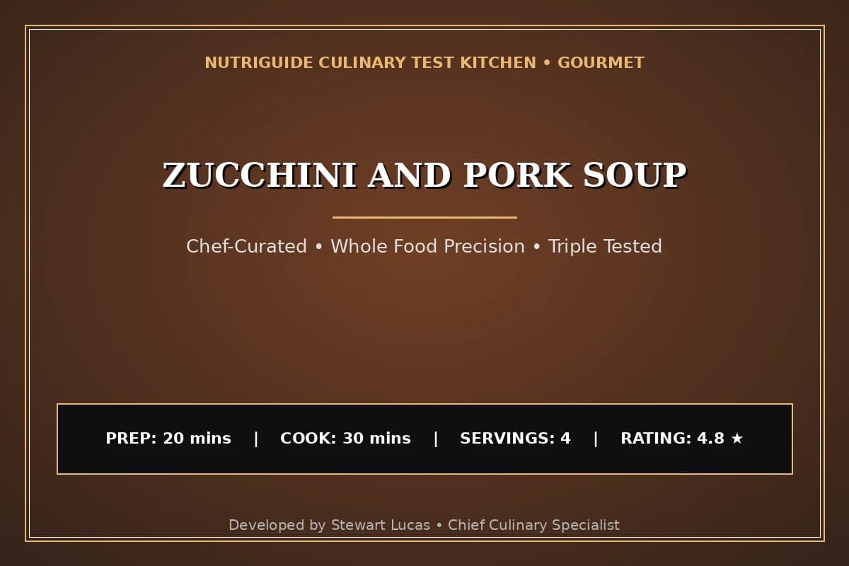Zucchini And Pork Soup