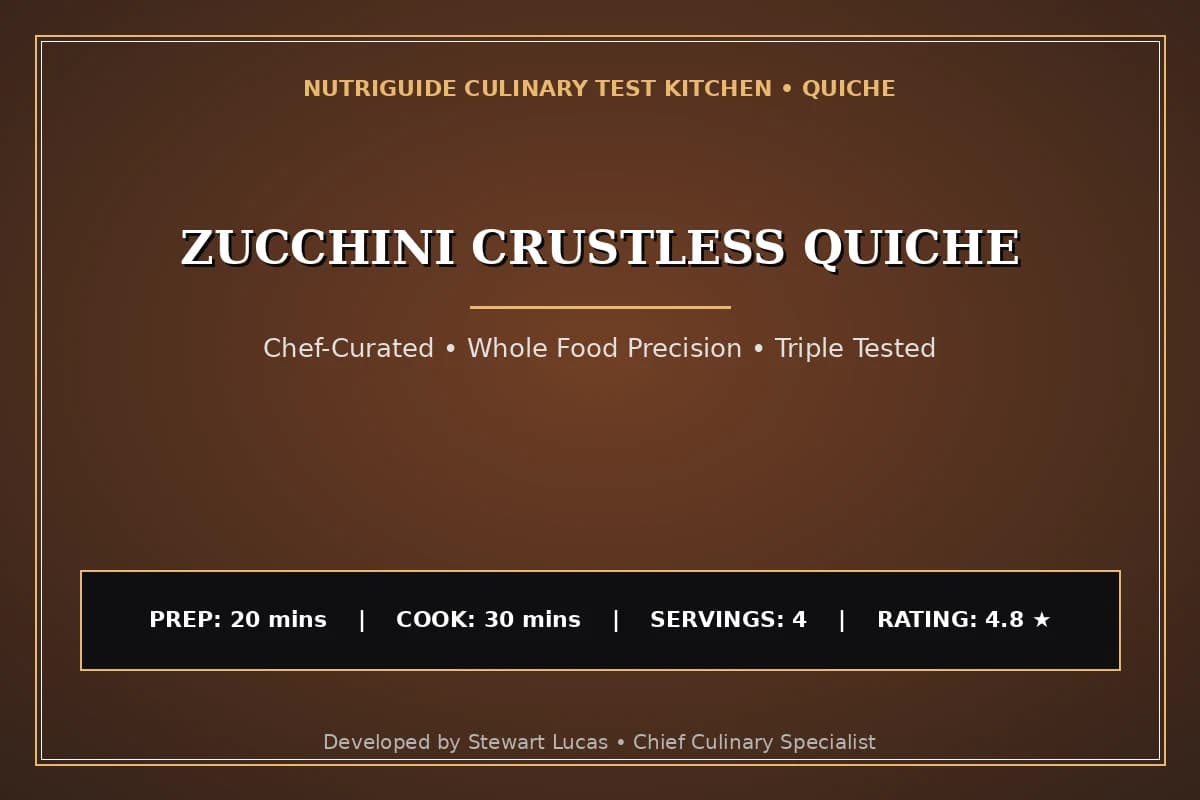 Zucchini Crustless Quiche