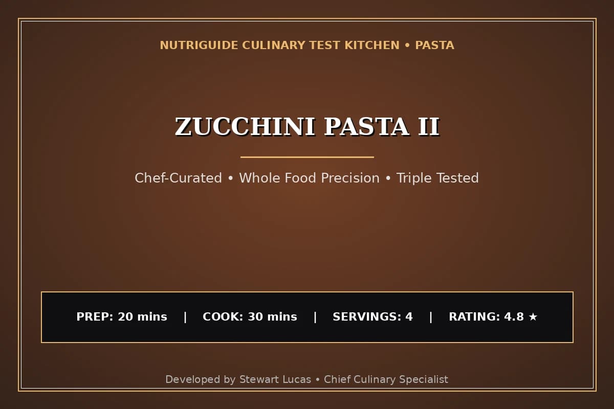 Zucchini Pasta Ii
