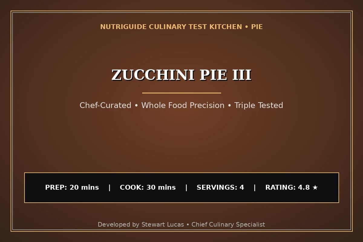 Zucchini Pie Iii