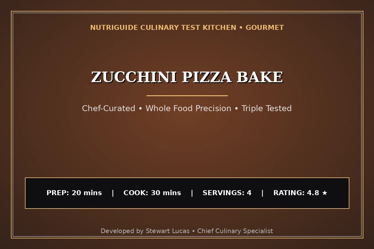 Zucchini Pizza Bake