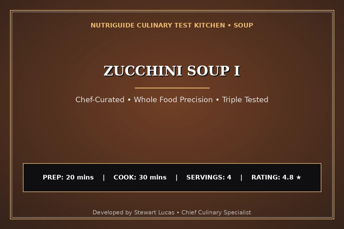Zucchini Soup I