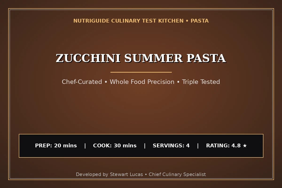 Zucchini Summer Pasta