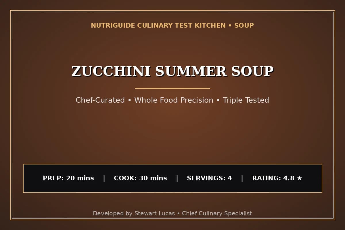 Zucchini Summer Soup