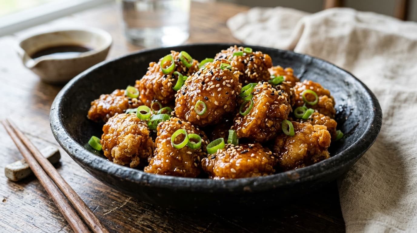 Sticky Honey Garlic Chicken (Crispy 20-Minute Glazed Bites)