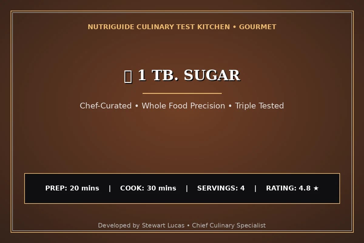  1 Tb. Sugar