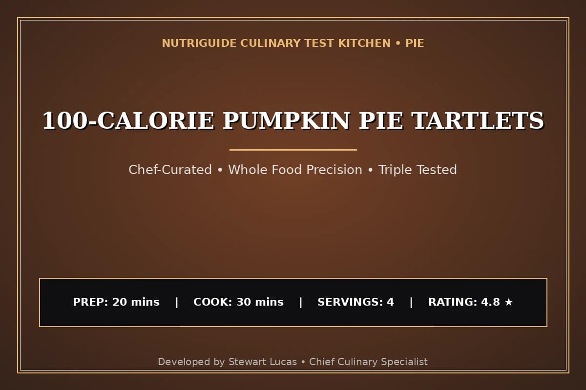 100-Calorie Pumpkin Pie Tartlets