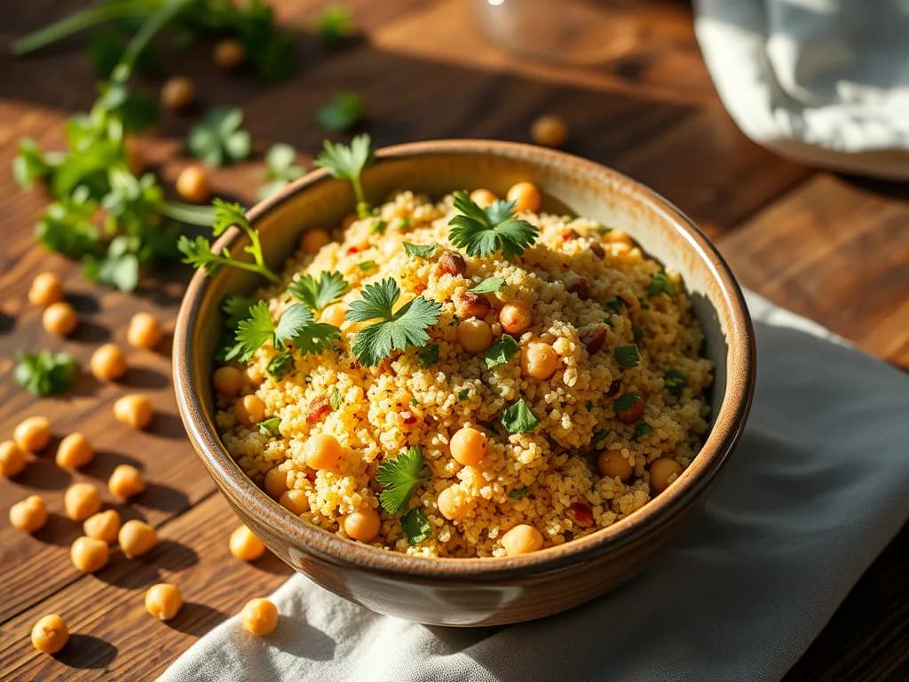 Sun-Drenched Mediterranean Quinoa & Chickpea Salad