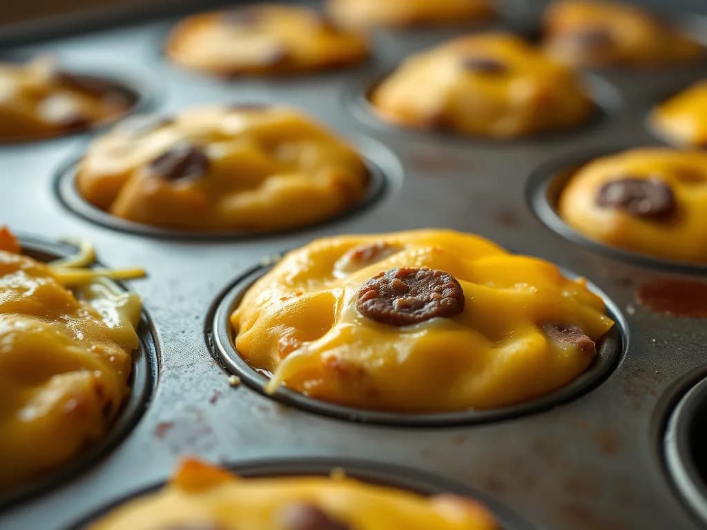Authentic Sausage & Aged Cheddar Egg Muffins
