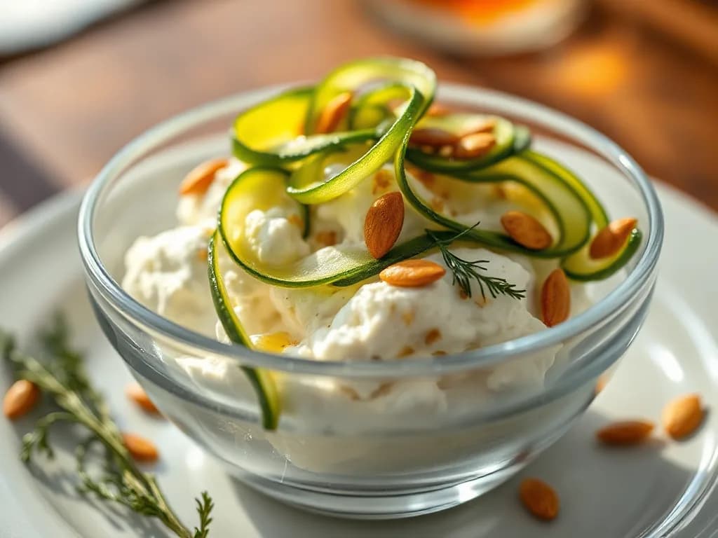 The Zen Garden Bowl: Authentic Cottage Cheese & Cucumber Medley
