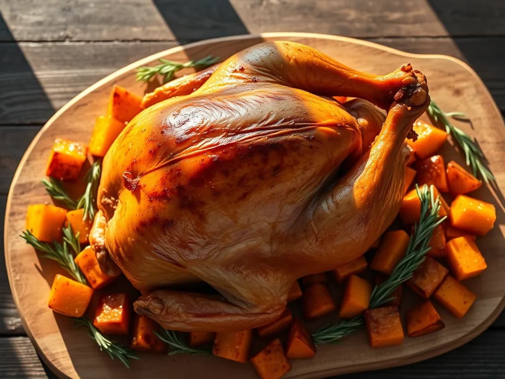 Herb-Roasted Turkey Breast & Caramelized Sweet Potatoes