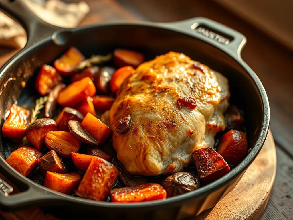 Rustic Roasted Chicken & Root Vegetables: An Authentic Masterpiece