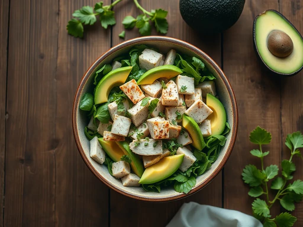 Authentic Turkey & Avocado Power Salad