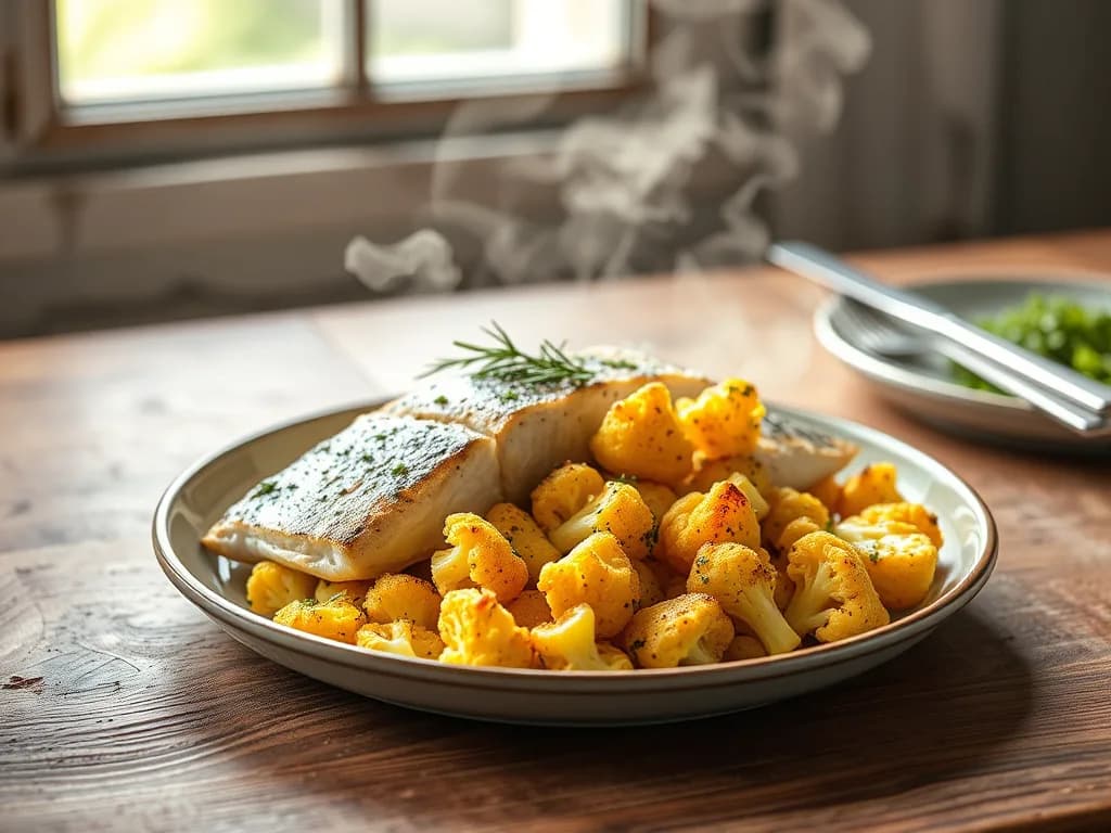 Roasted Trout & Caramelized Cauliflower: An Authentic Masterpiece