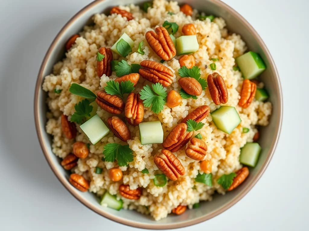 Zesty Quinoa Salad with Toasted Pecans