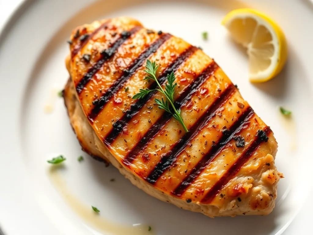 Perfectly Juicy Grilled Chicken Breast