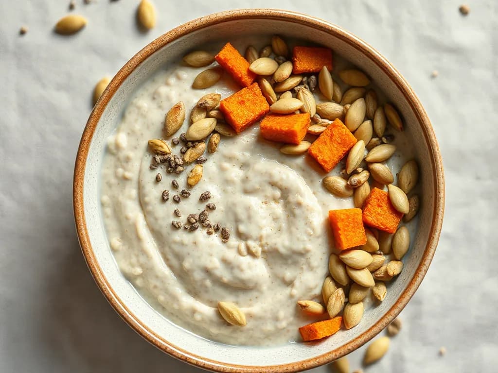 Hearty Steel-Cut Oats with Toasted Seeds