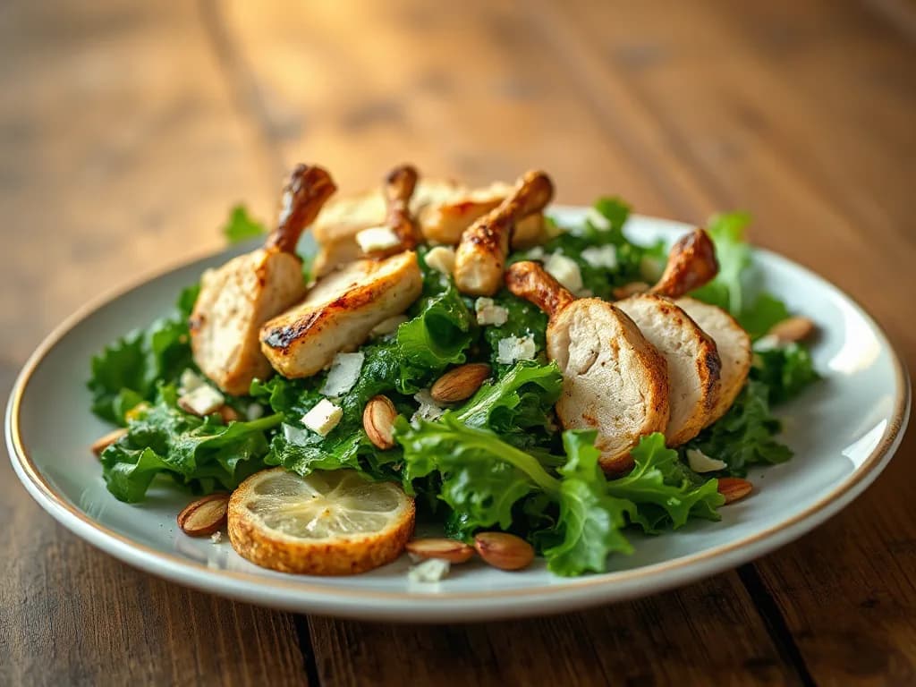 Kale & Grilled Chicken Harvest Bowl