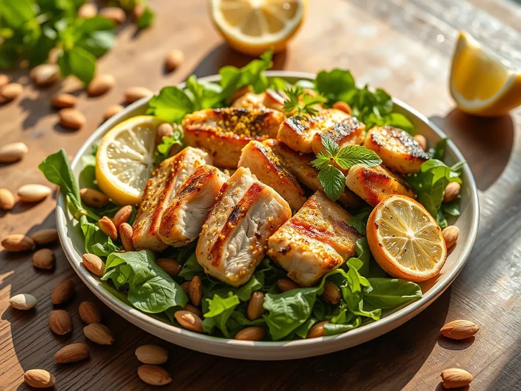 Grilled Chicken & Lemon Zest Salad
