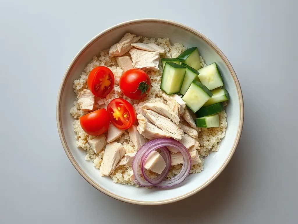 Zesty Quinoa & Rotisserie Chicken Power Bowl