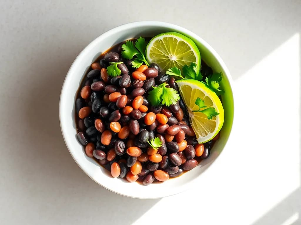 Zesty Lime and Cilantro Black Bean Bowl
