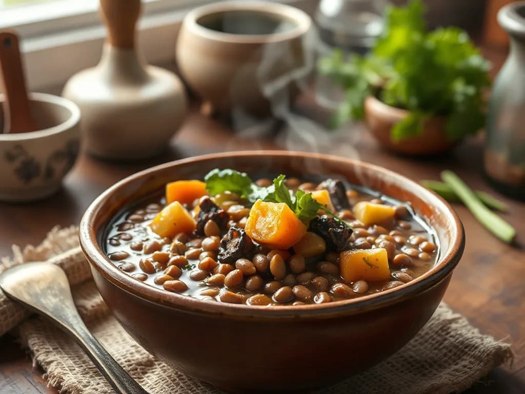 Rustic Harvest Lentil Stew