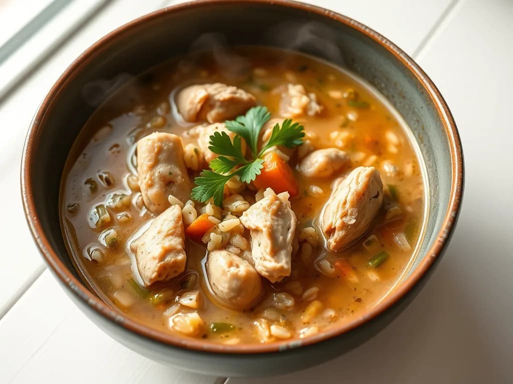 Hearty Chicken and Wild Rice Soup