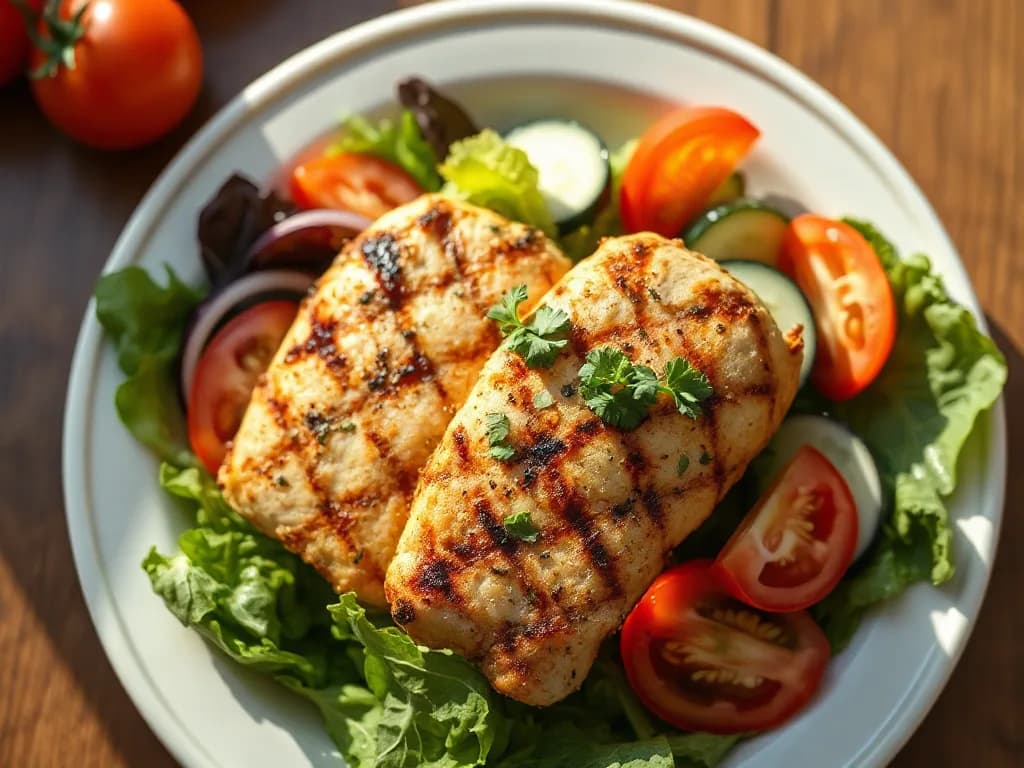 Grilled Chicken Garden Salad