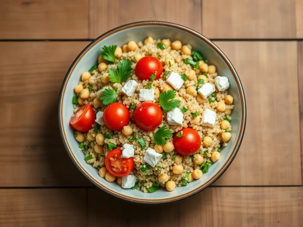 Mediterranean Quinoa Salad with Chickpeas