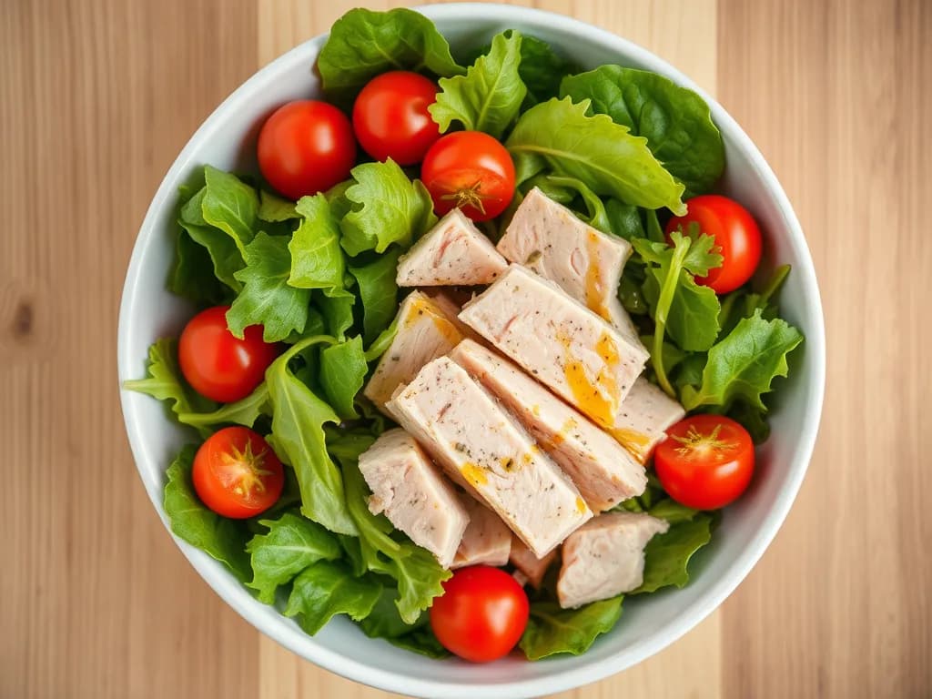 Mediterranean Tuna Salad with Extra Virgin Olive Oil