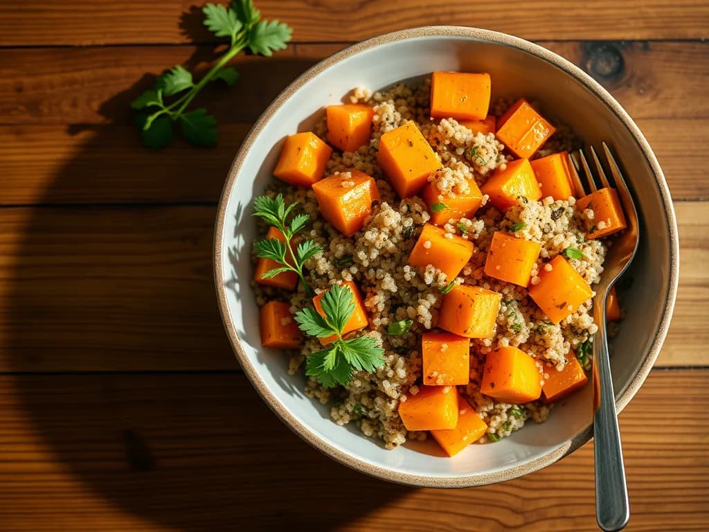 Roasted Butternut Squash and Quinoa Salad