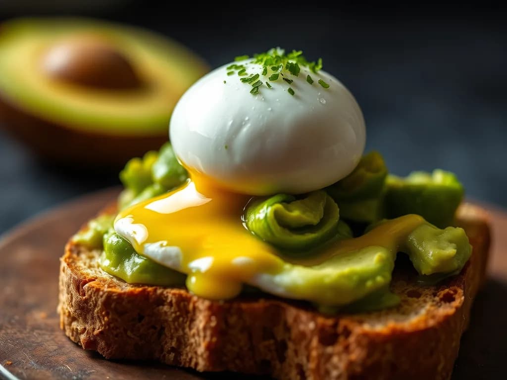 Avocado Toast with Poached Eggs
