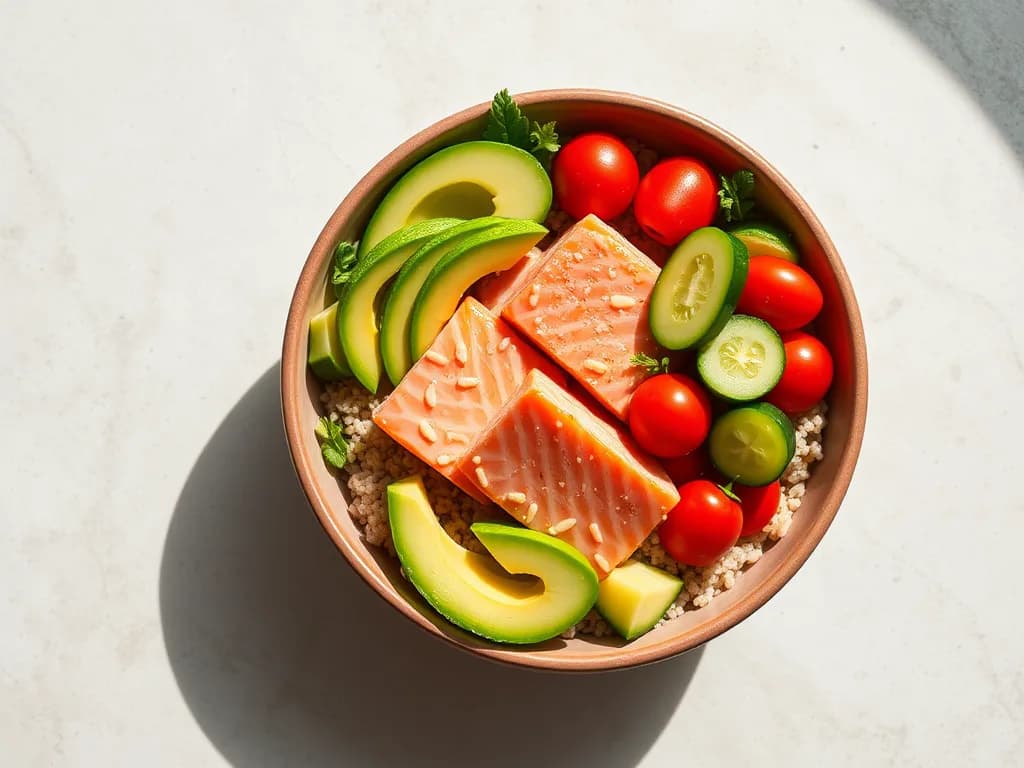 Fresh Salmon & Avocado Power Bowl