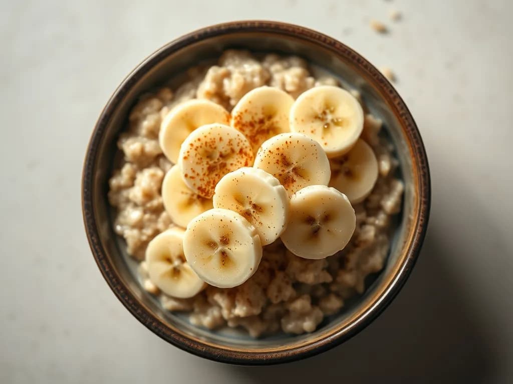 Creamy Banana Cinnamon Oatmeal