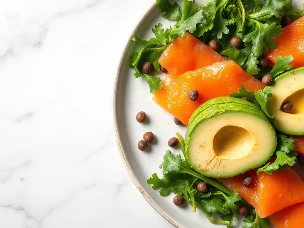 Smoked Salmon and Avocado Platter