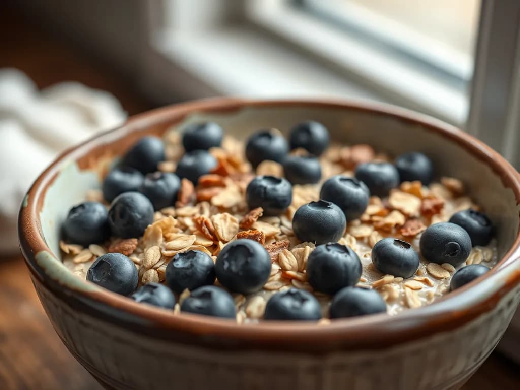 Steel-Cut Oats with Hemp Hearts & Wild Blueberries