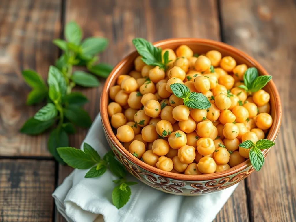 Zesty Chickpea Salad with Cucumber and Mint