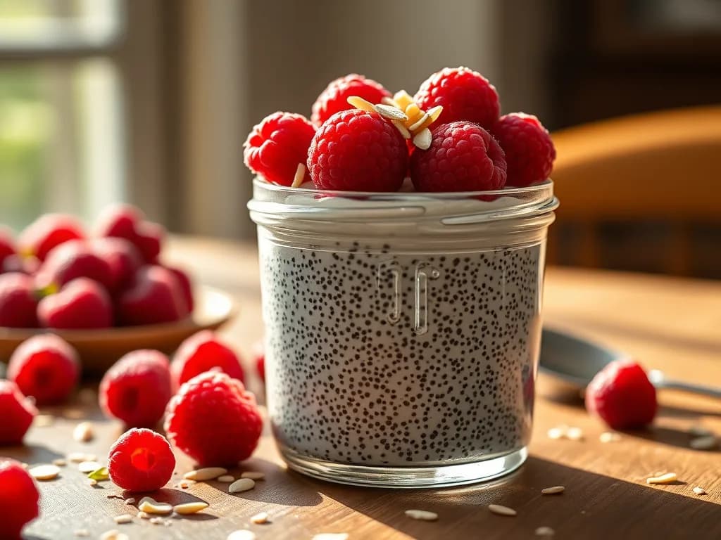 Silken Almond & Vanilla Chia Seed Pudding