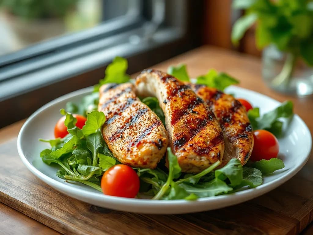 Grilled Chicken Salad with Balsamic Vinaigrette