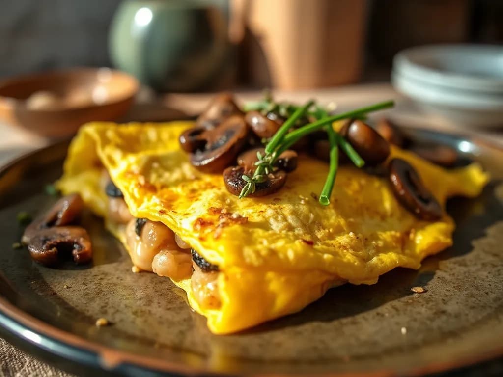 Wild Mushroom Omelet
