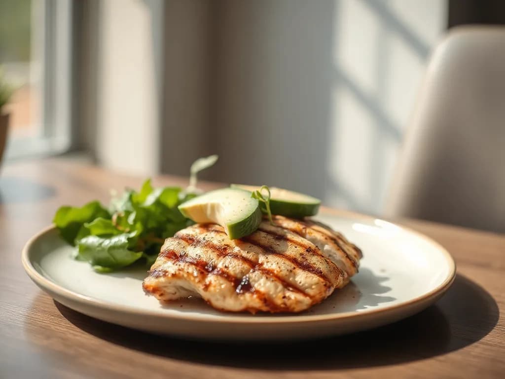 Grilled Chicken and Avocado Salad