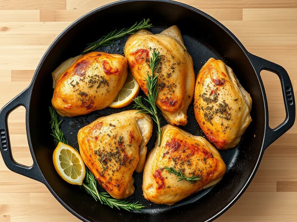 Simple Herb-Roasted Chicken Breast