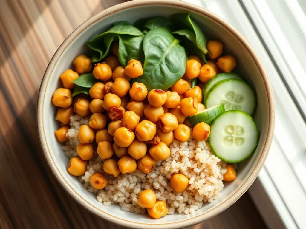 Turmeric-Roasted Chickpea & Quinoa Power Bowl