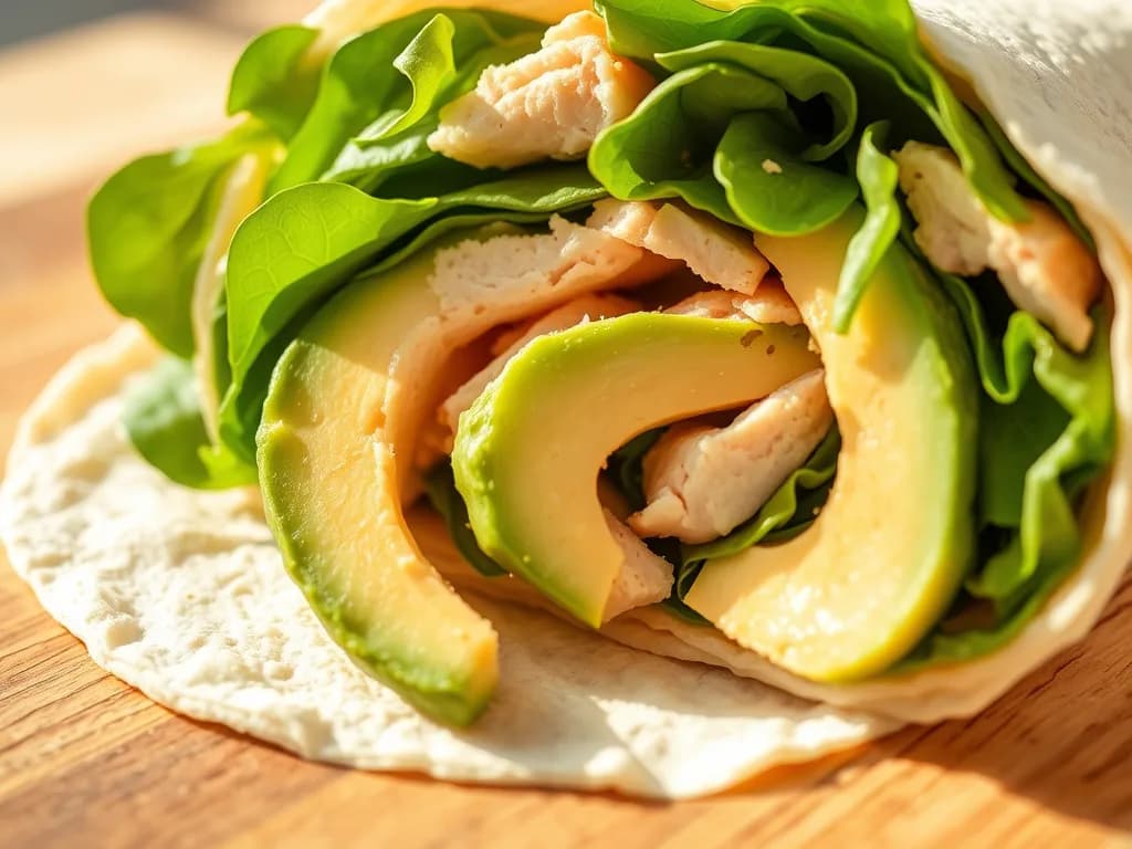 Fresh & Crisp Herb-Roasted Turkey Breast Wrap