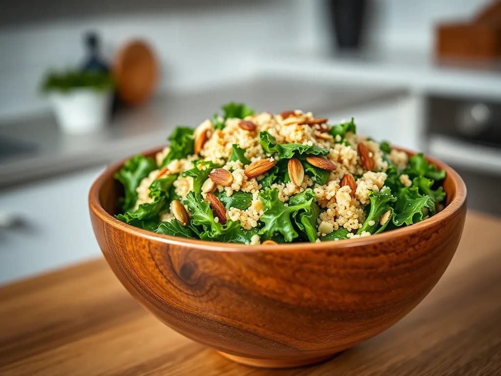 Hearty Kale and Quinoa Power Salad