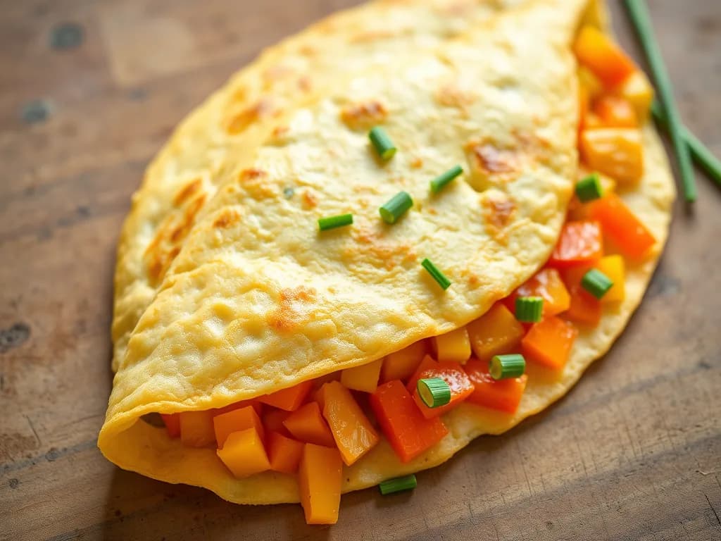 Bell Pepper & Herb Omelet