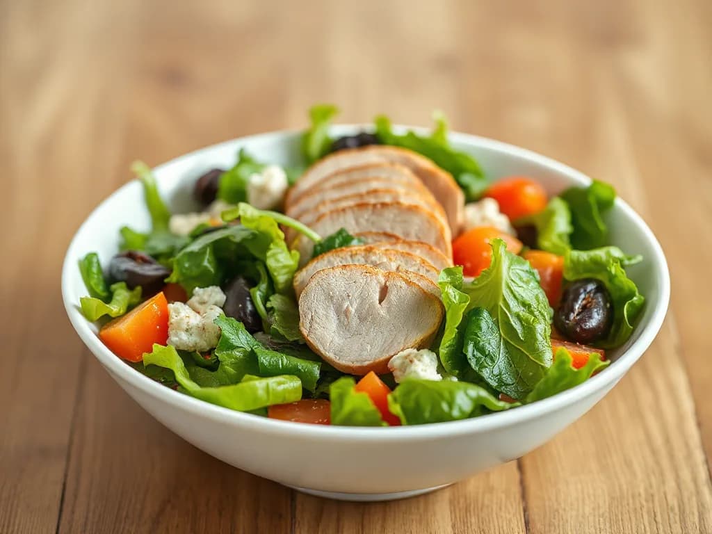 Fresh Lemon-Herb Roasted Turkey Breast Salad