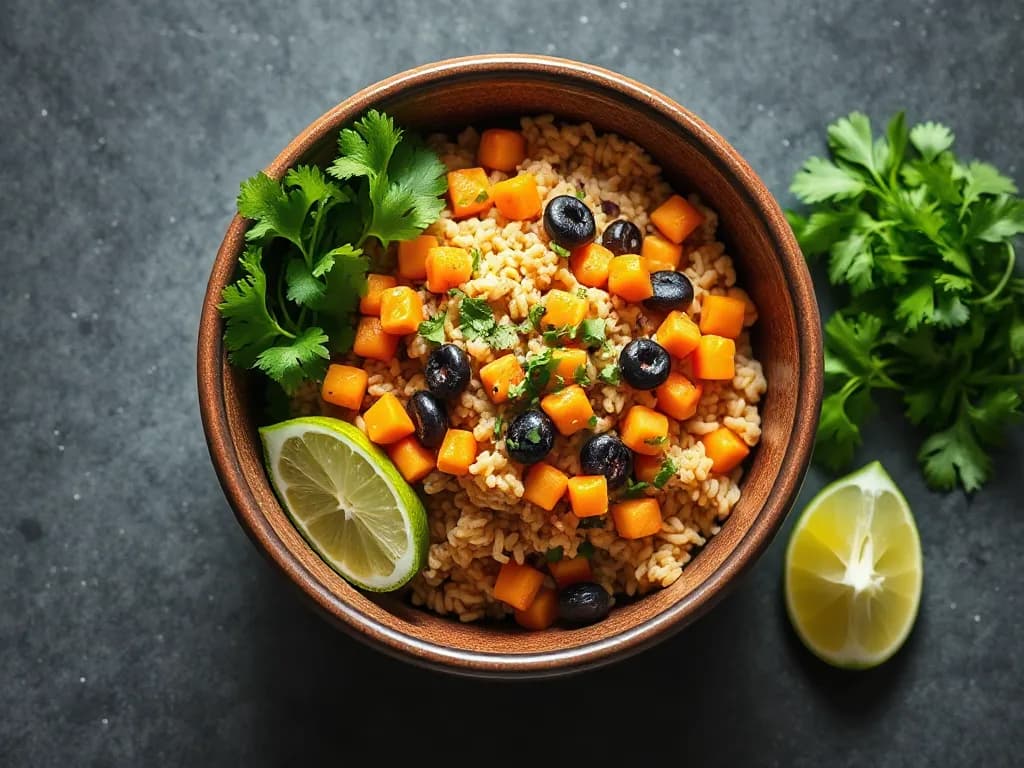 Fresh & Black Bean and Corn Burrito Bowl