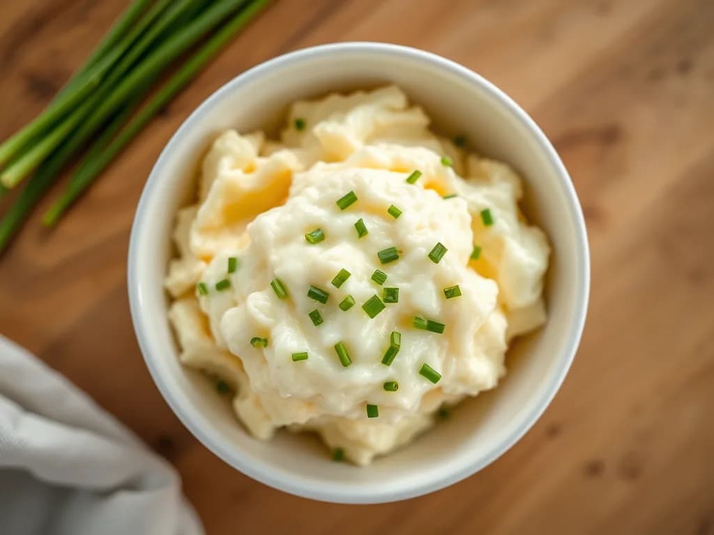 Light & Fluffy Scrambled Egg Whites with Fresh Chives