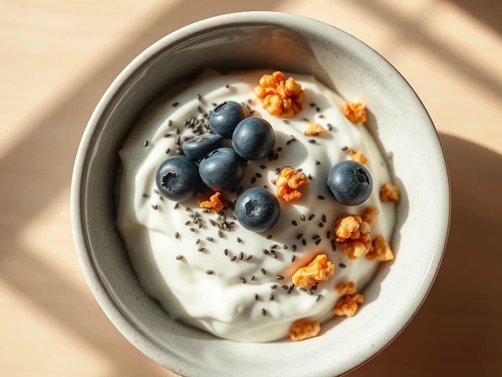 Creamy Greek Yogurt & Chia Seed Protein Bowl